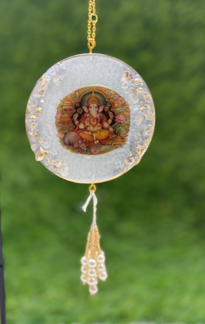 Lord Ganesh Resin Car Hanging